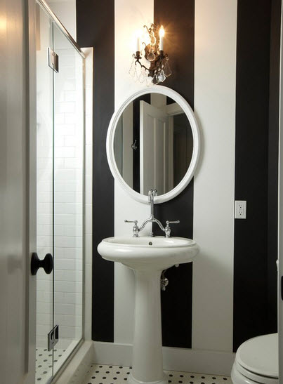 blancoynegro decoración baño