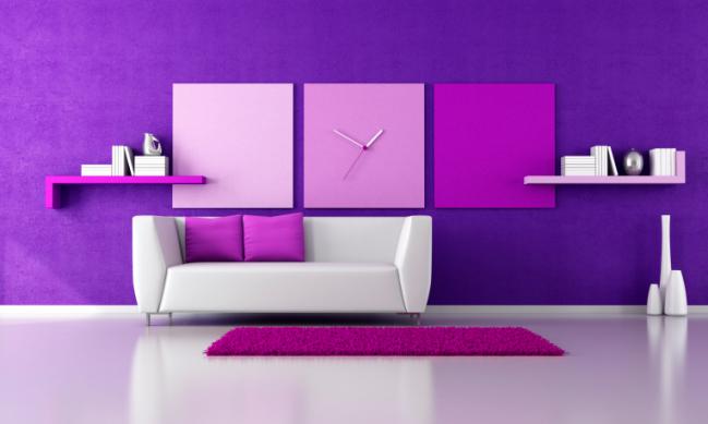 armonia monocromática morado