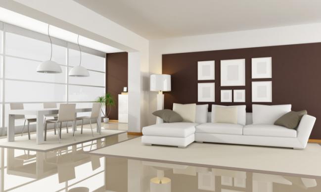 armonía bicolor marron y blanco