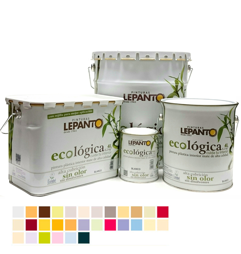 Pinturas Lepanto Interior Ecológica gama de colores