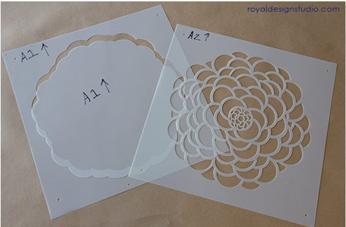 stencil floral